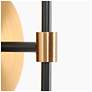 4_2-Light Brass Integrated LED Wall Sconce Lighting more views