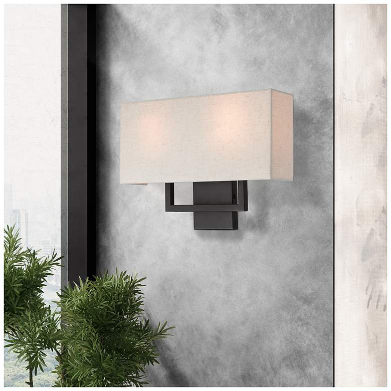Image 7 2 Light Bronze ADA Wall Sconce more views