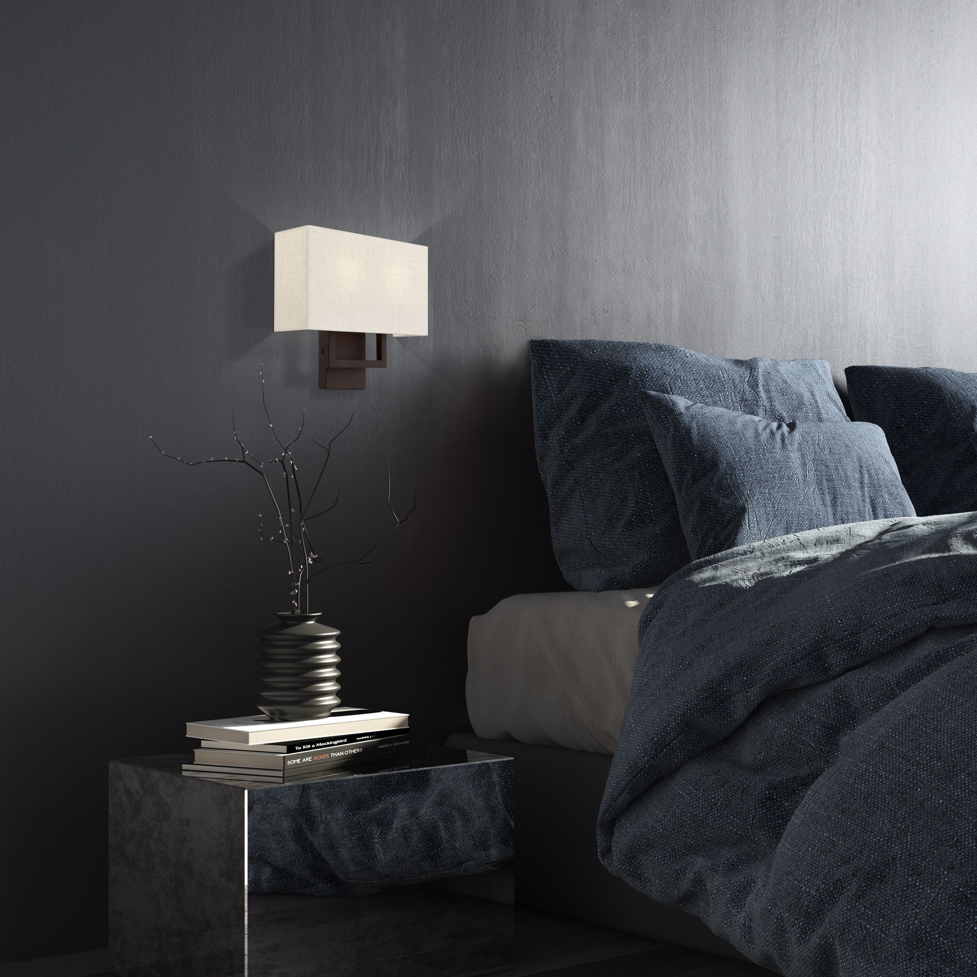 2 Light Bronze ADA Wall Sconce