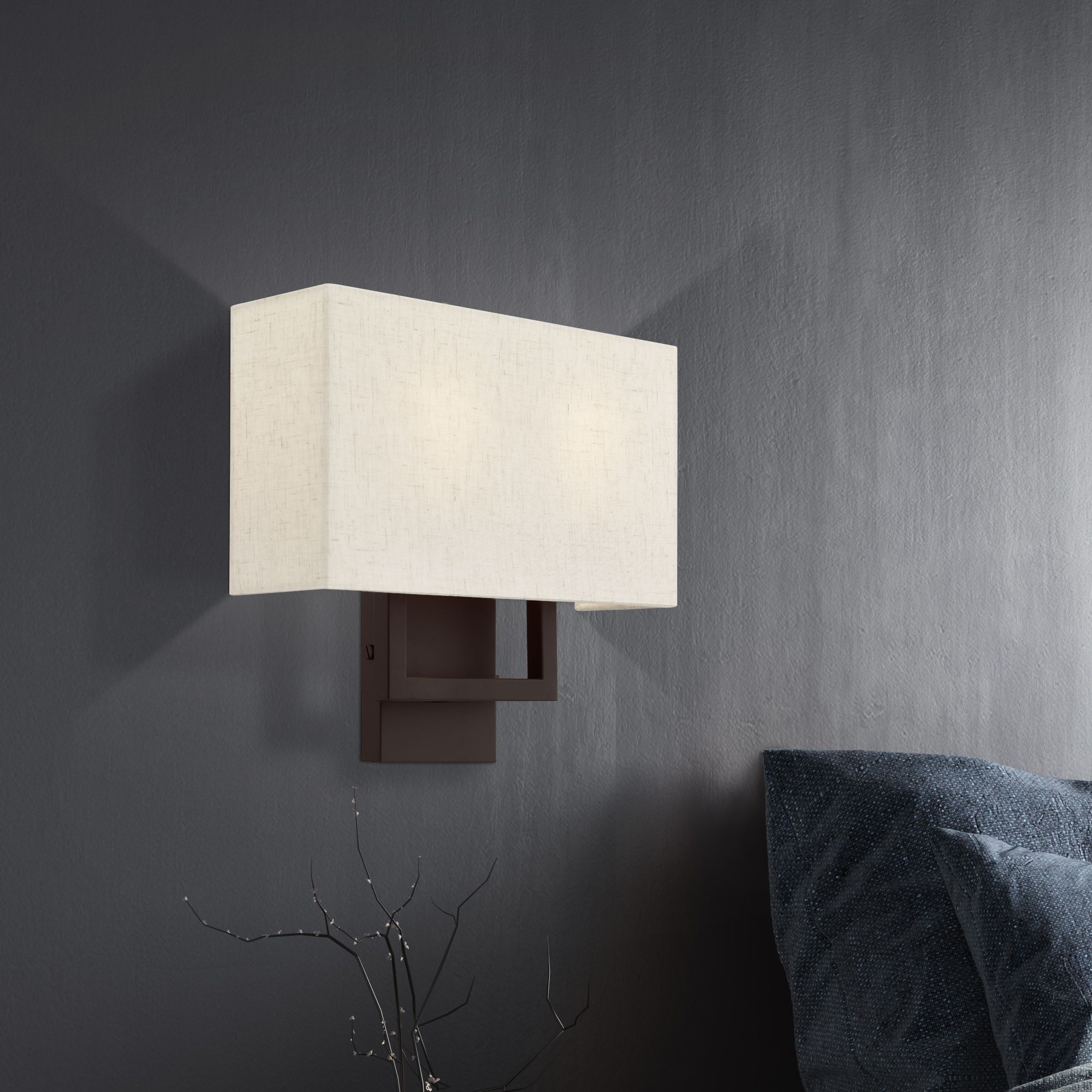 2 Light Bronze ADA Wall Sconce