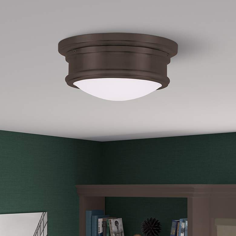 Image 1 2 Light Bronze Ceiling Mount