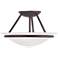 2 Light Bronze Ceiling Mount