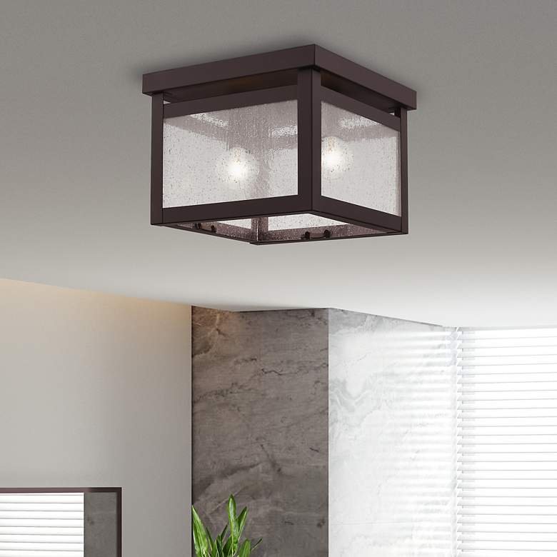 Image 6 2 Light Bronze Ceiling Mount more views