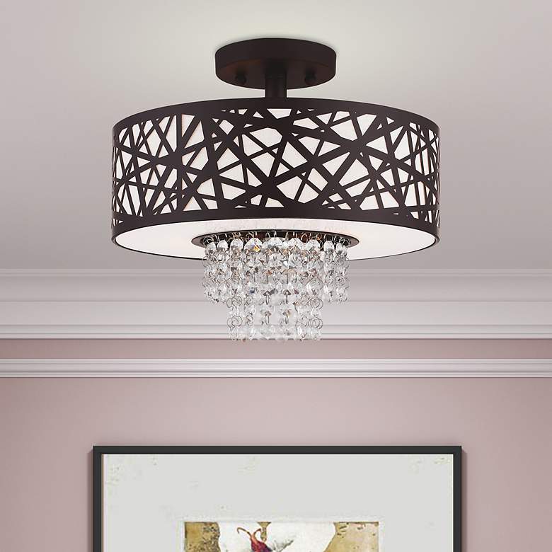 Image 1 2 Light Bronze Ceiling Mount