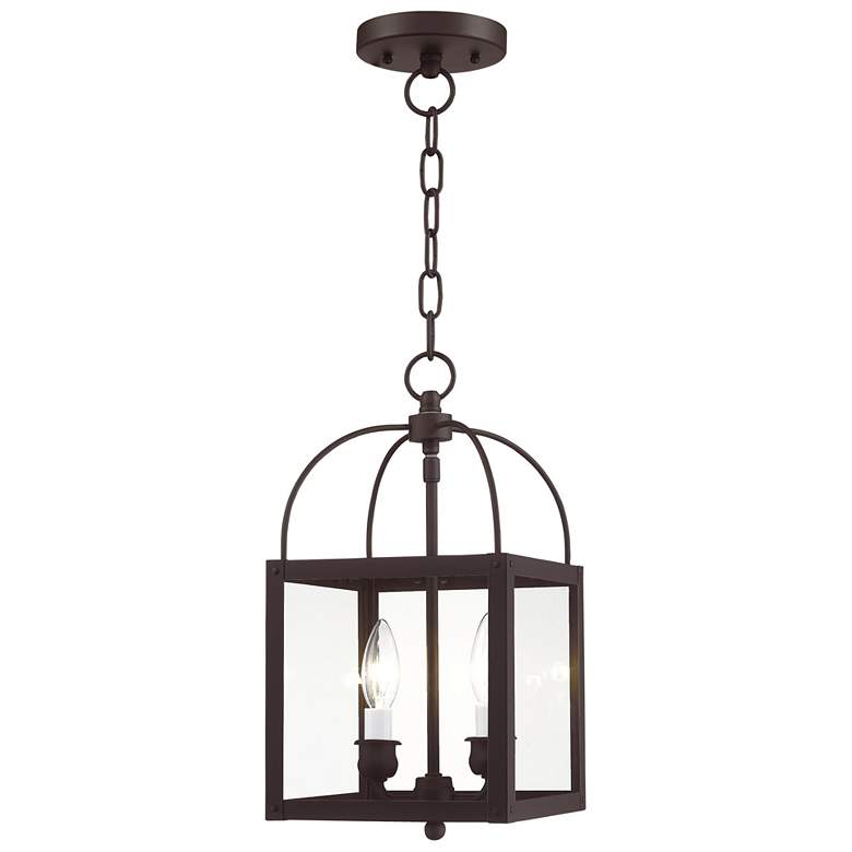 Image 1 2 Light Bronze Convertible Mini Pendant/Ceiling Mount
