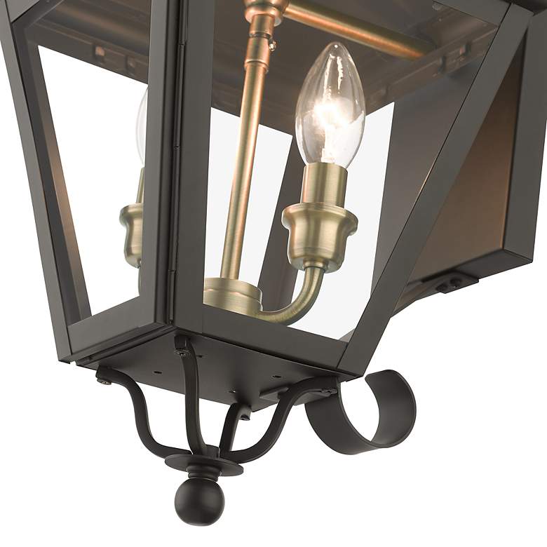 Image 7 2 Light Bronze Outdoor Medium Wall Lantern more views