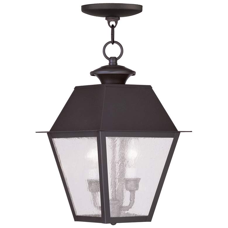 Image 1 2 Light Bronze Outdoor Pendant Lantern