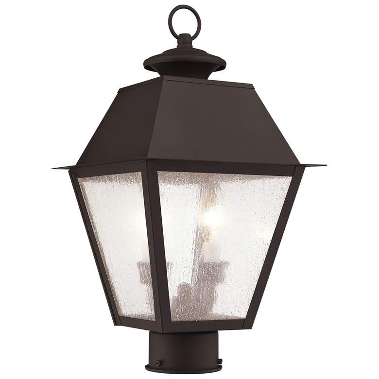 Image 1 2 Light Bronze Outdoor Post Top Lantern