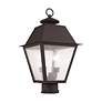 Thumbnail3 of 2 Light Bronze Outdoor Post Top Lantern more views