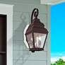 1_2 Light Bronze Outdoor Wall Lantern