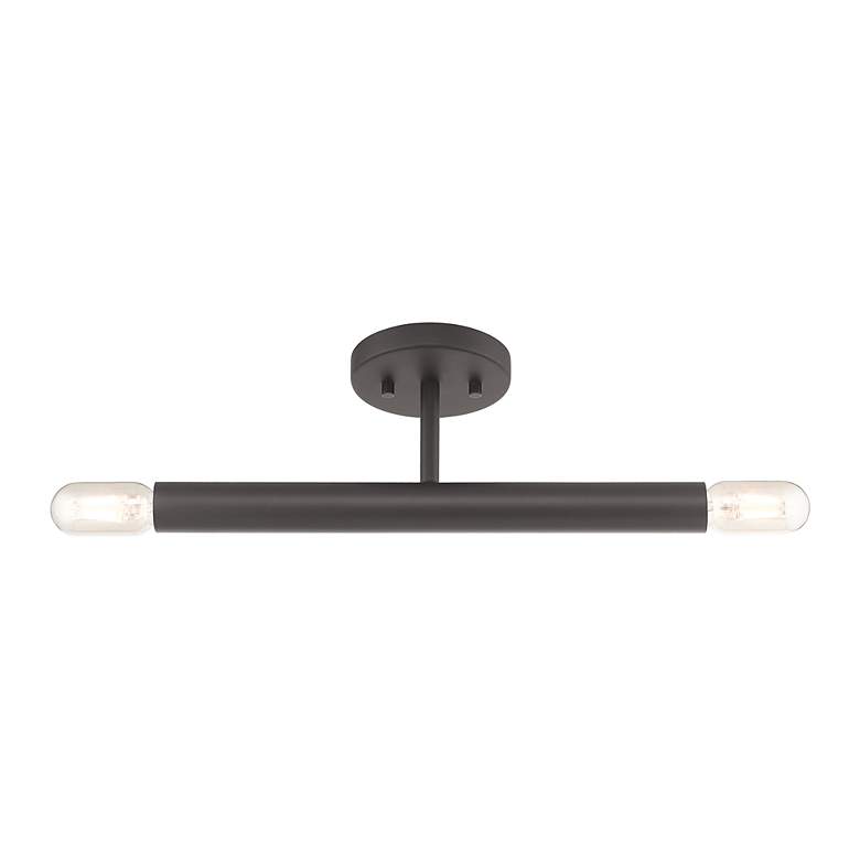 Image 5 2 Light Bronze Semi-Flush more views