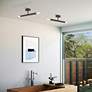 2 Light Bronze Semi-Flush