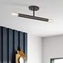 2 Light Bronze Semi-Flush