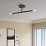 2 Light Bronze Semi-Flush