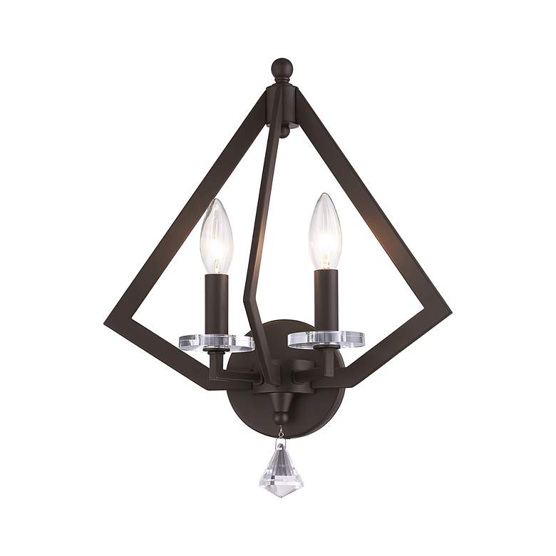 Image 4 2 Light Bronze Wall Sconce more views
