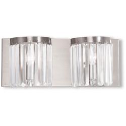2 Light Brushed Nickel ADA Bath Vanity