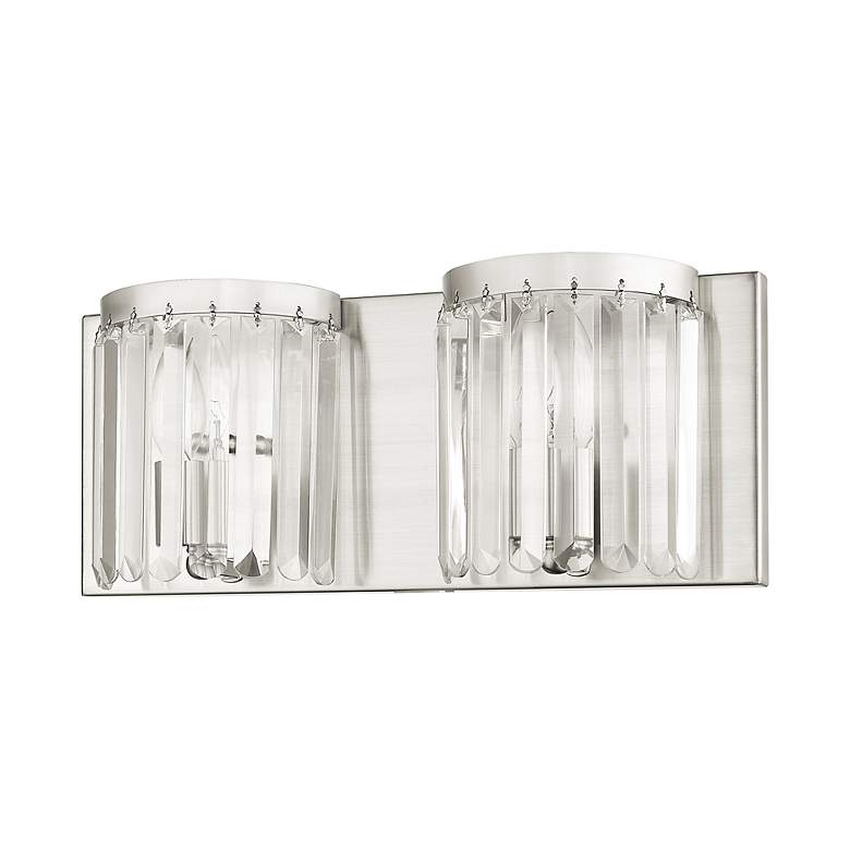 Image 3 2 Light Brushed Nickel ADA Bath Vanity more views