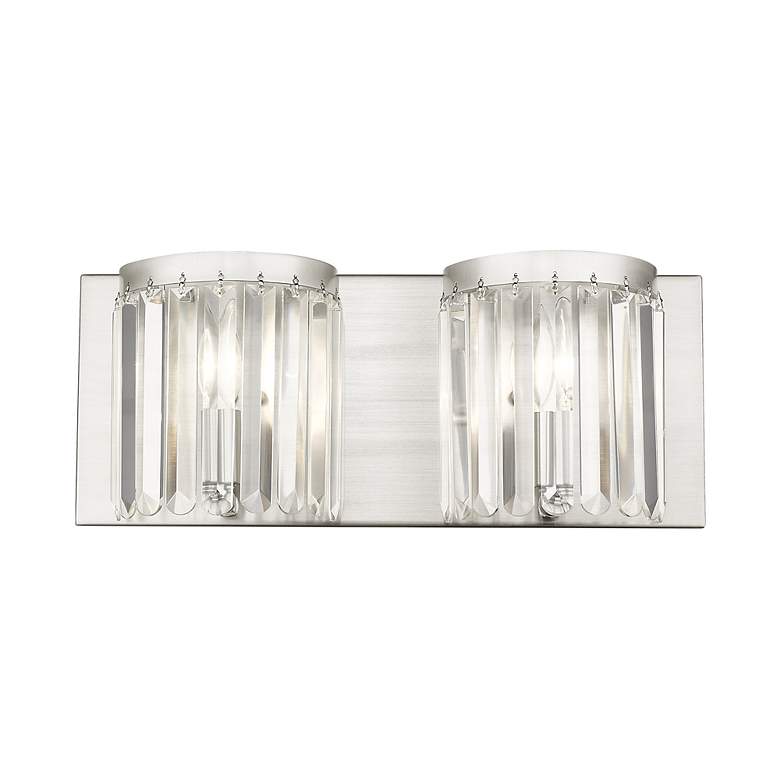 Image 5 2 Light Brushed Nickel ADA Bath Vanity more views