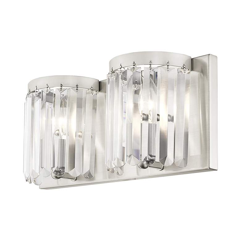 Image 6 2 Light Brushed Nickel ADA Bath Vanity more views