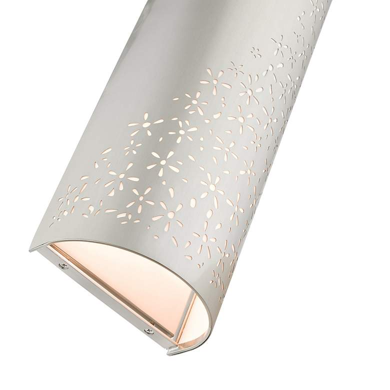 Image 7 2 Light Brushed Nickel ADA Sconce more views