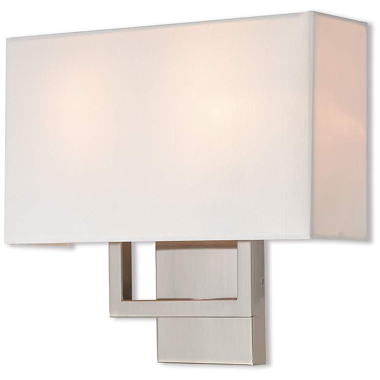 Image 2 2 Light Brushed Nickel ADA Wall Sconce