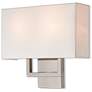 2_2 Light Brushed Nickel ADA Wall Sconce