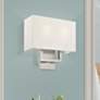 1_2 Light Brushed Nickel ADA Wall Sconce