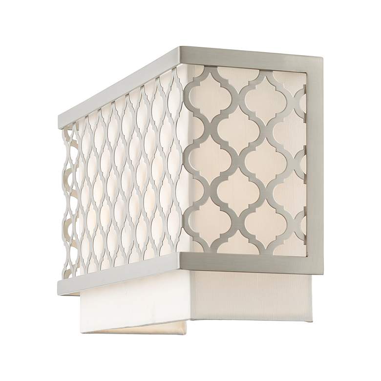 Image 6 2 Light Brushed Nickel ADA Wall Sconce more views