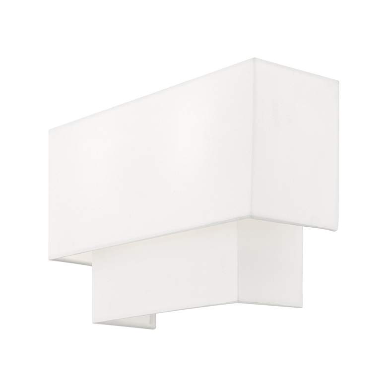 Image 4 2 Light Brushed Nickel ADA Wall Sconce more views