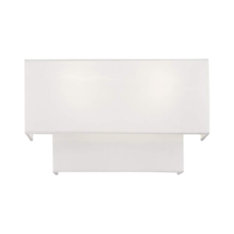 Image 5 2 Light Brushed Nickel ADA Wall Sconce more views