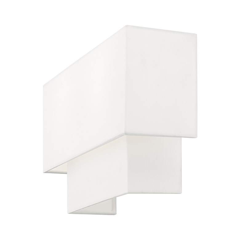 Image 6 2 Light Brushed Nickel ADA Wall Sconce more views