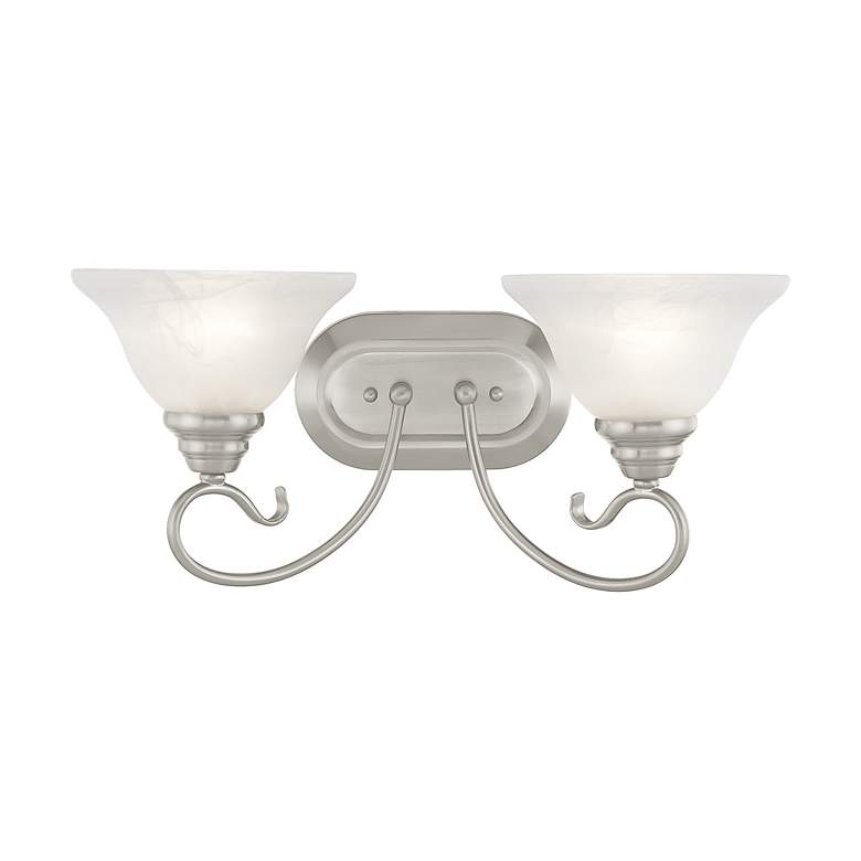 Image 4 2 Light Brushed Nickel Bath Vanity more views