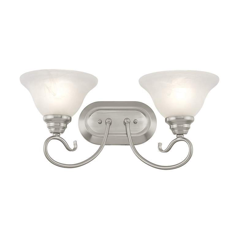 Image 5 2 Light Brushed Nickel Bath Vanity more views