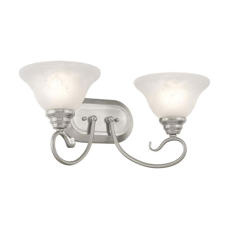 Image 6 2 Light Brushed Nickel Bath Vanity more views