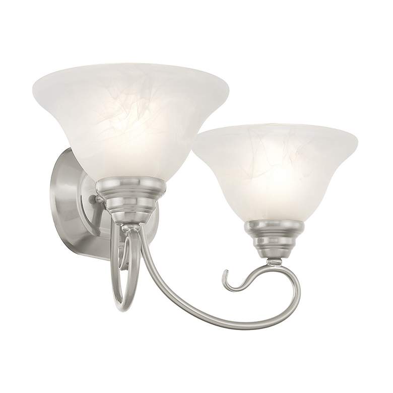 Image 7 2 Light Brushed Nickel Bath Vanity more views
