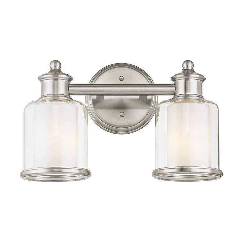 Image 4 2 Light Brushed Nickel Bath Vanity more views