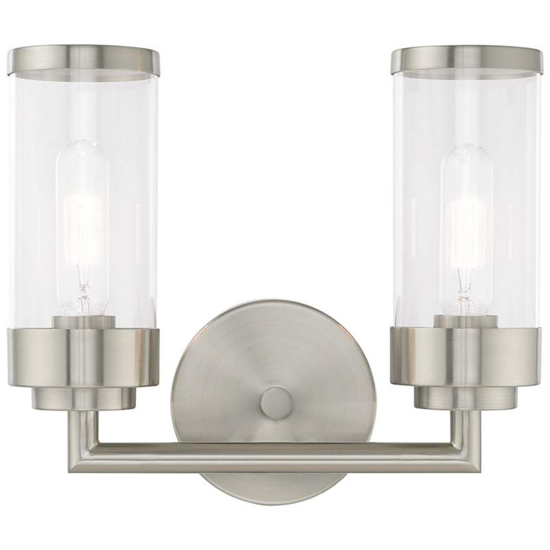 Image 2 2 Light Brushed Nickel Bath Vanity