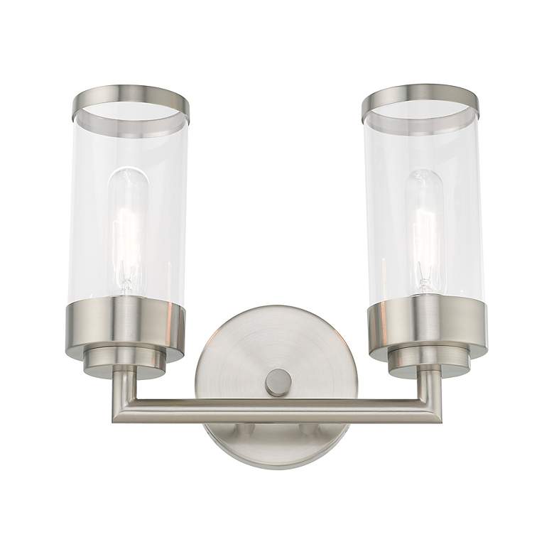 Image 5 2 Light Brushed Nickel Bath Vanity more views