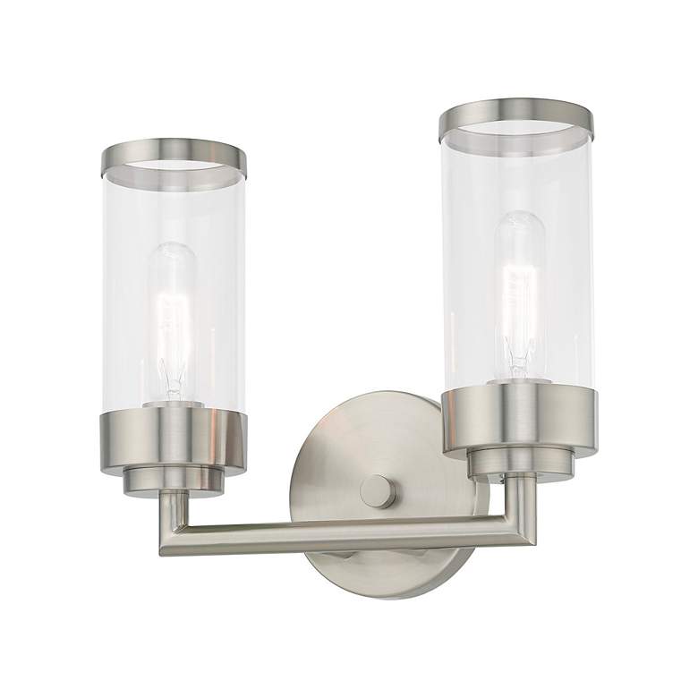 Image 6 2 Light Brushed Nickel Bath Vanity more views
