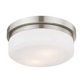Image5 of 2 Light Brushed Nickel Ceiling Mount more views