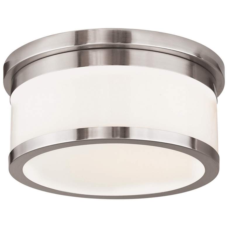 Image 1 2 Light Brushed Nickel Ceiling Mount