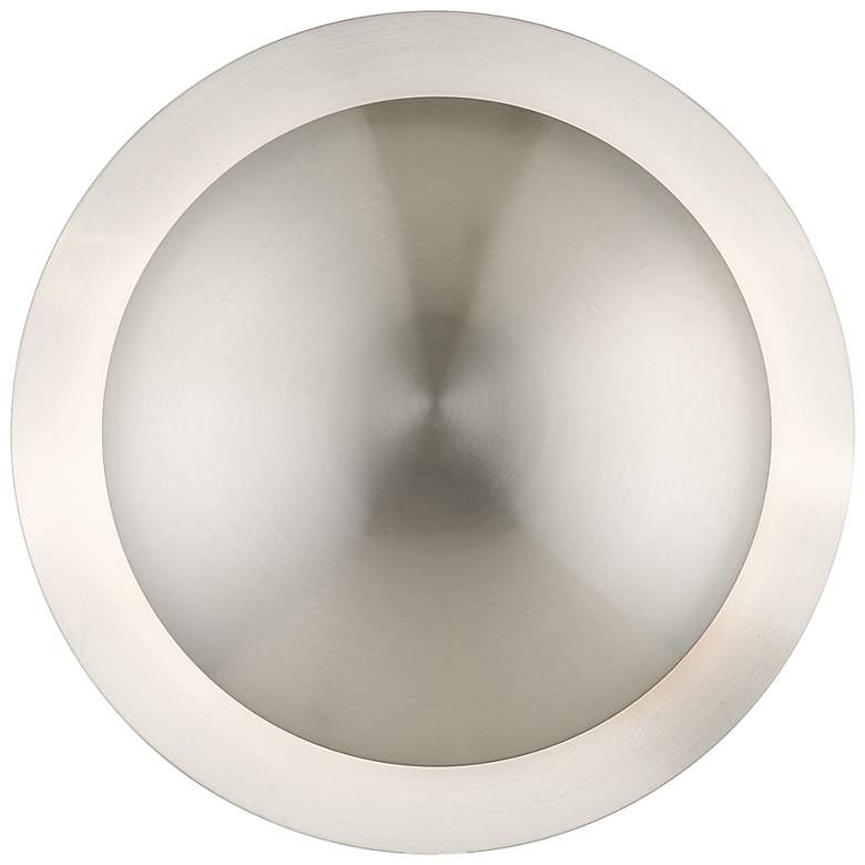 Image 2 2 Light Brushed Nickel Medium Semi-Flush/ Wall Sconce