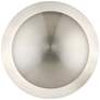 2_2 Light Brushed Nickel Medium Semi-Flush/ Wall Sconce