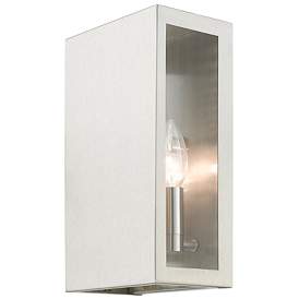 Image1 of 2 Light Brushed Nickel Outdoor ADA Medium Sconce