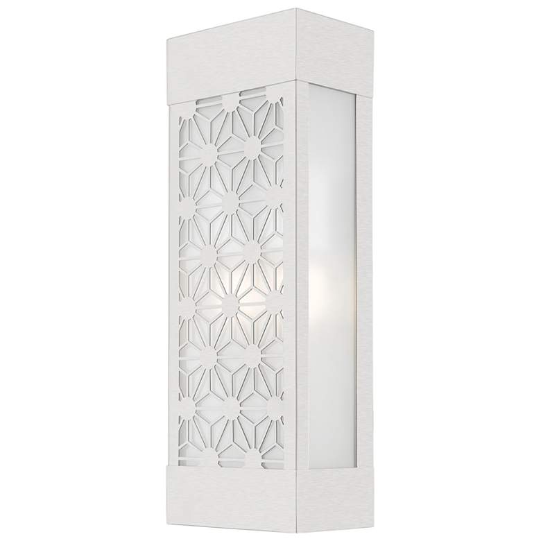 Image 1 2 Light Brushed Nickel Outdoor ADA Sconce