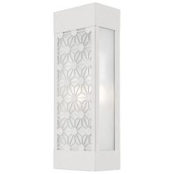 2 Light Brushed Nickel Outdoor ADA Sconce