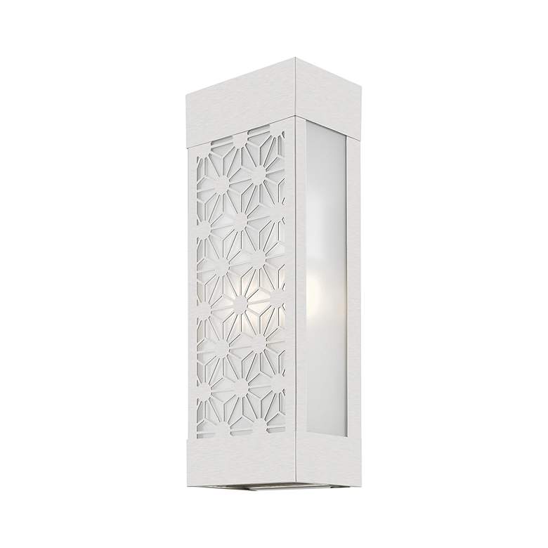 Image 3 2 Light Brushed Nickel Outdoor ADA Sconce more views