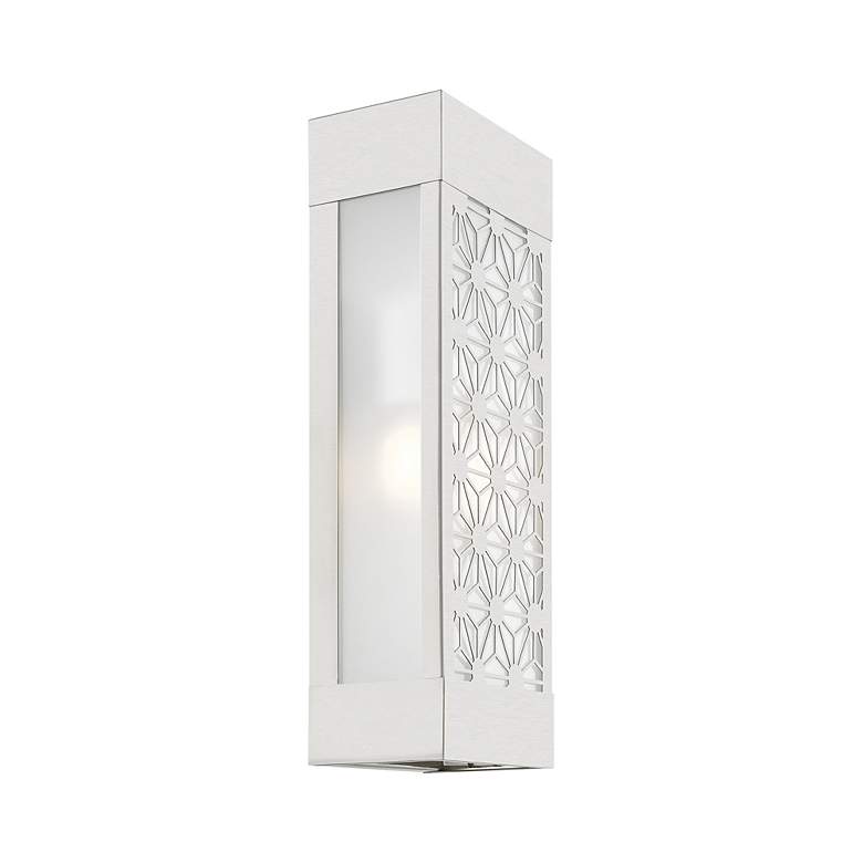 Image 4 2 Light Brushed Nickel Outdoor ADA Sconce more views