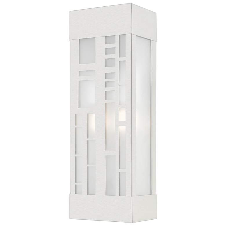 Image 1 2 Light Brushed Nickel Outdoor ADA Sconce
