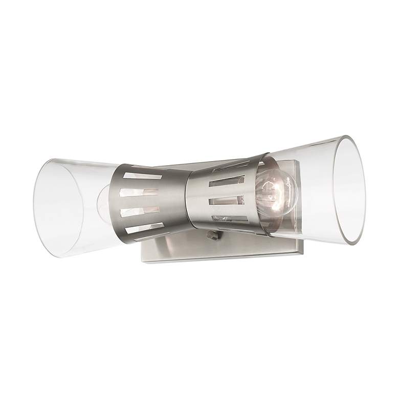 Image 7 2 Light Brushed Nickel Sconce more views